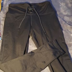 Pink Cozy Legging Lace Up